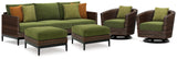 Horizon Hall Outdoor Sofa, 2 Lounge Chairs and 2 Ottomans - P572P4