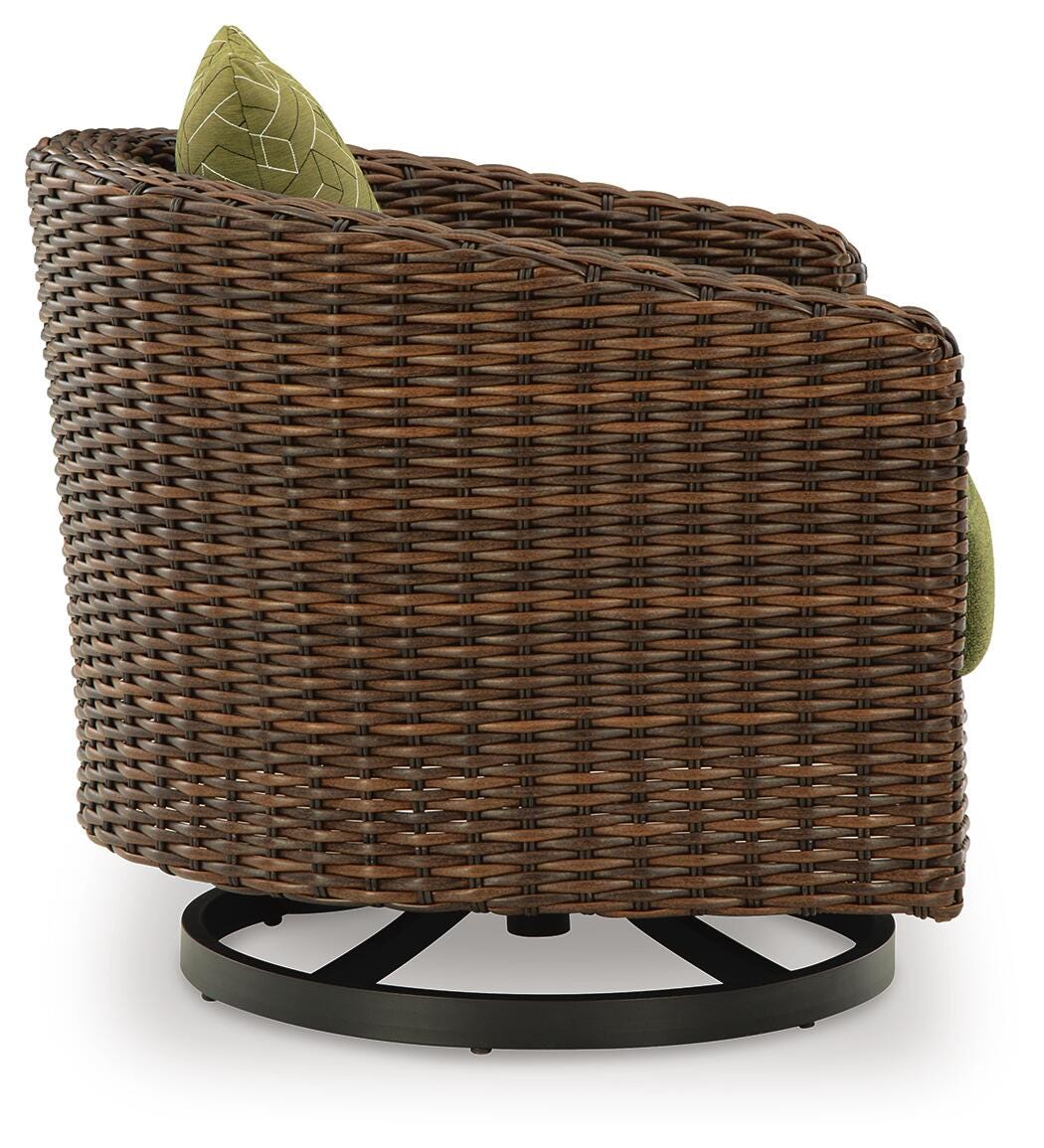 Horizon Hall Outdoor Sofa, 2 Lounge Chairs and 2 Ottomans - P572P4
