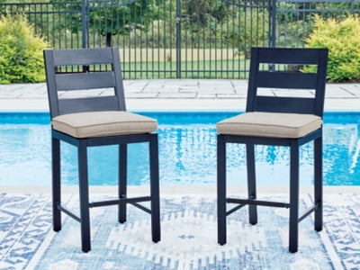East Beach Outdoor Counter Height Bar Stool (Set of 2) - PCP587-124