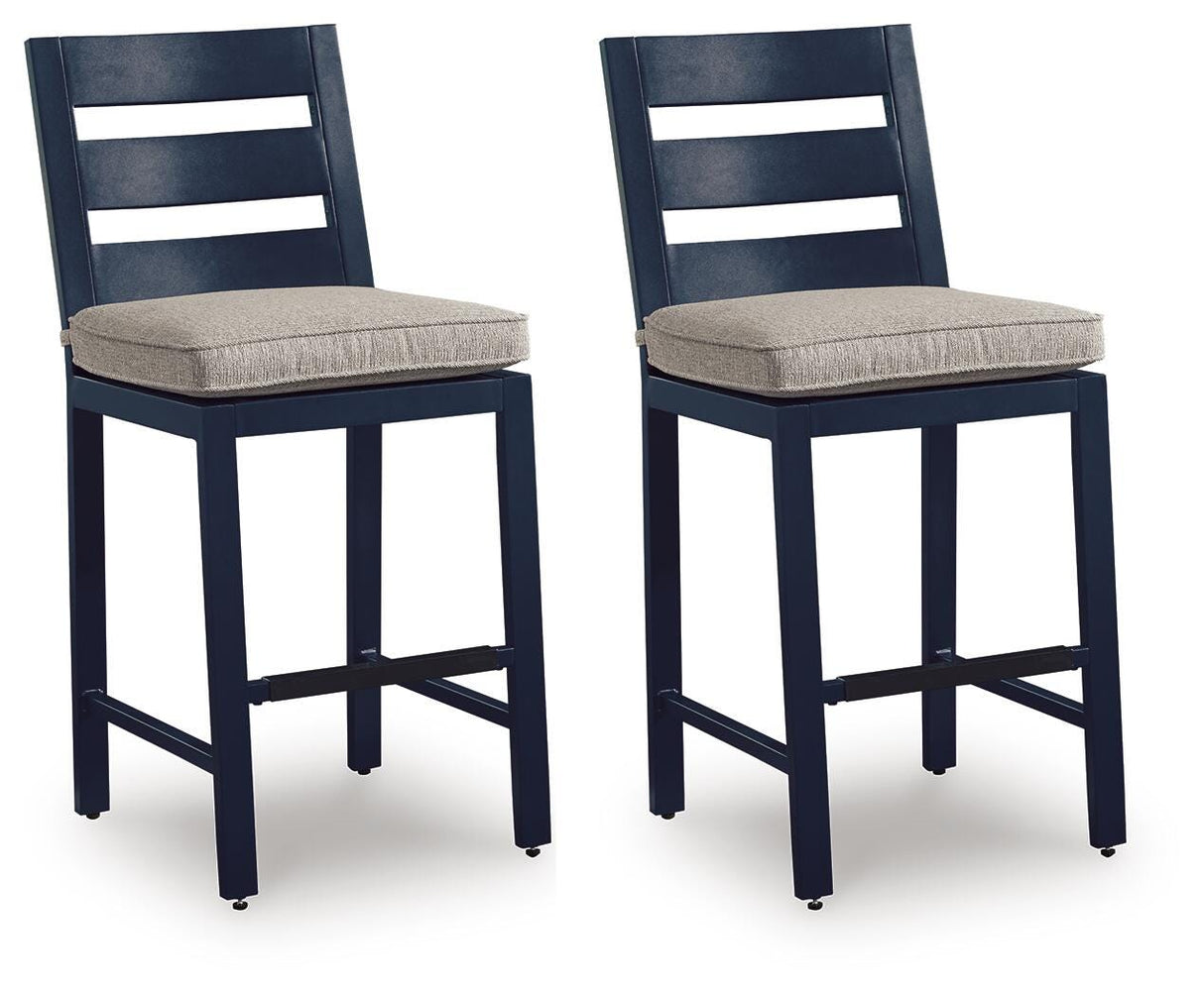 East Beach Outdoor Counter Height Bar Stool (Set of 2) - PCP587-124