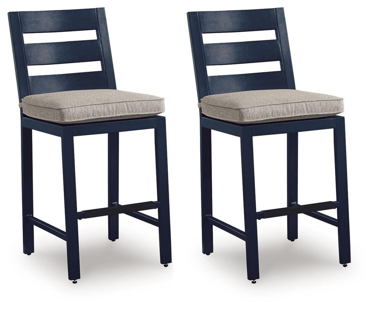 East Beach Outdoor Counter Height Bar Stool (Set of 2) - PCP587-124