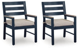 East Beach Outdoor Arm Chair with Cushion (Set of 2) - PCP587-601A