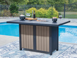 East Beach Outdoor Bar Table with Fire Pit - PCP587-665