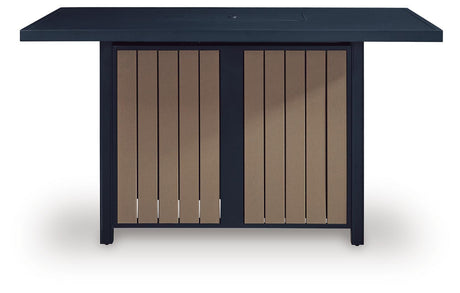 East Beach Outdoor Bar Table with Fire Pit - PCP587-665