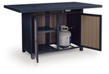 East Beach Outdoor Bar Table with Fire Pit - PCP587-665
