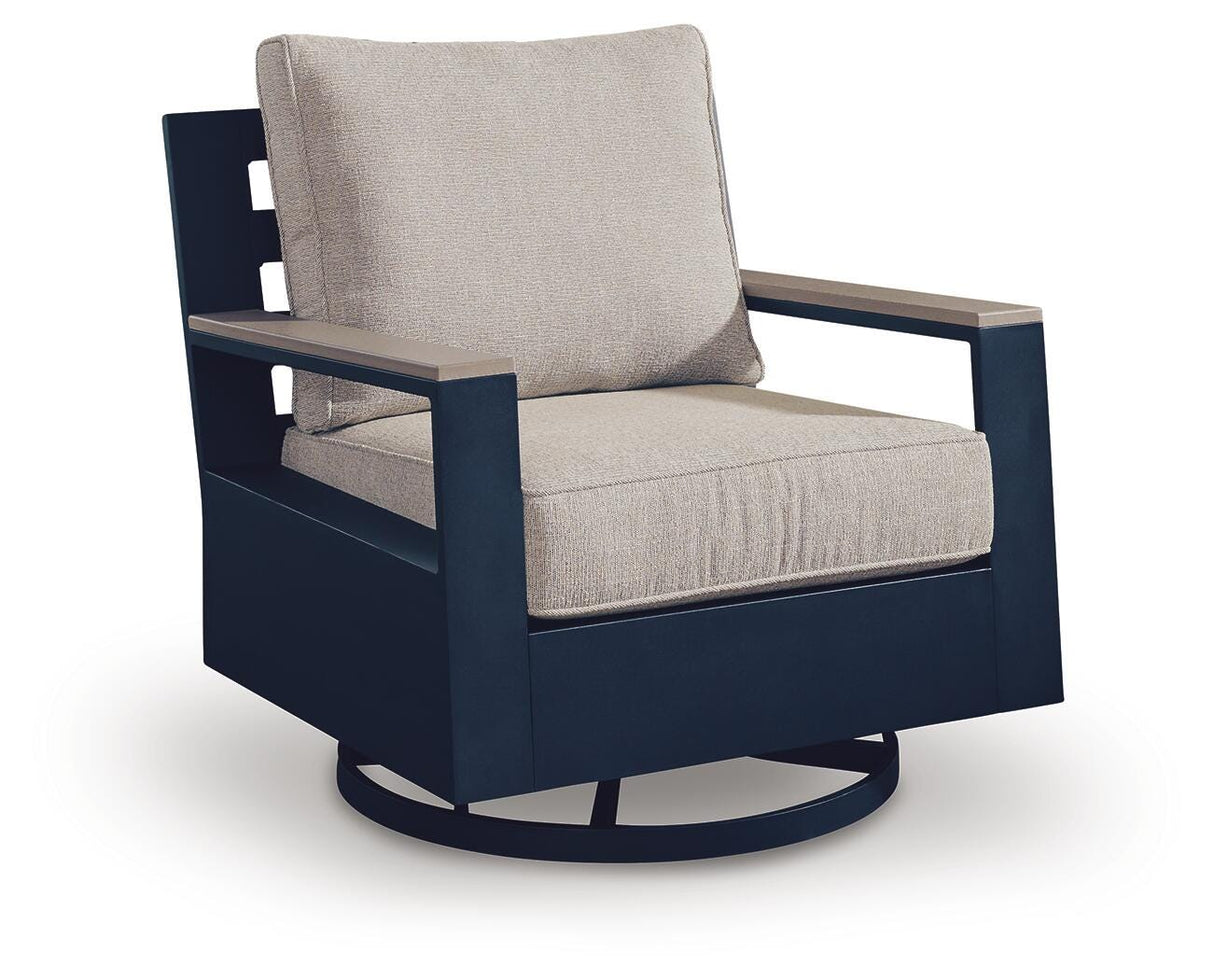 East Beach Outdoor Swivel Glider Chair with Cushion - PCP587-821