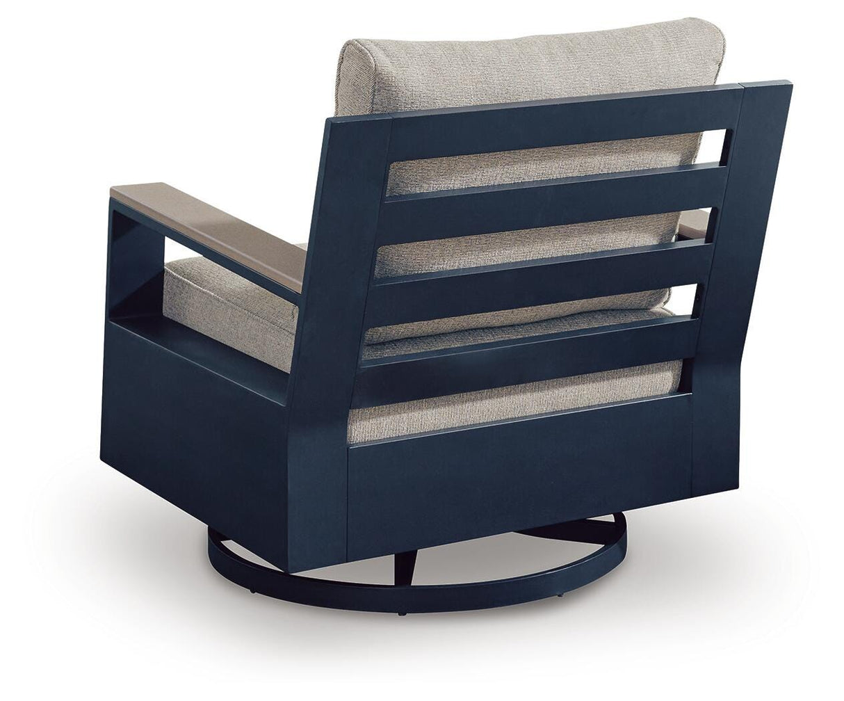 East Beach Outdoor Swivel Glider Chair with Cushion - PCP587-821