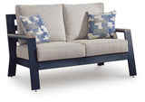 East Beach Outdoor Loveseat with Cushion - PCP587-835