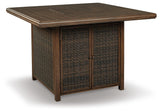 Paradise Trail Outdoor Counter Height Dining Table with 6 Barstools - P750P6