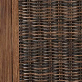 Paradise Trail Outdoor Counter Height Dining Table with 4 Barstools - P750P5