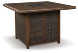 Paradise Trail Outdoor Counter Height Dining Table with 6 Barstools - P750P6