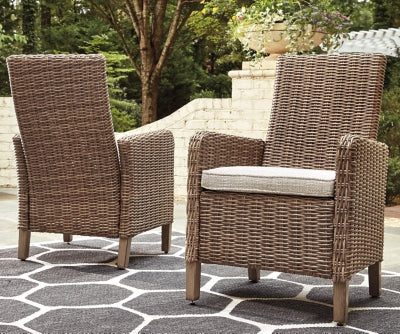 Beachcroft Outdoor Arm Chair with Cushion (Set of 2) - P791-601A