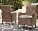 Beachcroft Outdoor Arm Chair with Cushion (Set of 2) - P791-601A