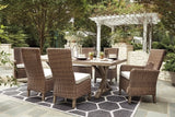 Beachcroft Outdoor Dining Table with 6 Chairs - P791P2