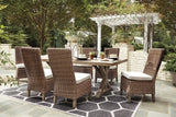Beachcroft Outdoor Dining Table with 6 Chairs - P791P1