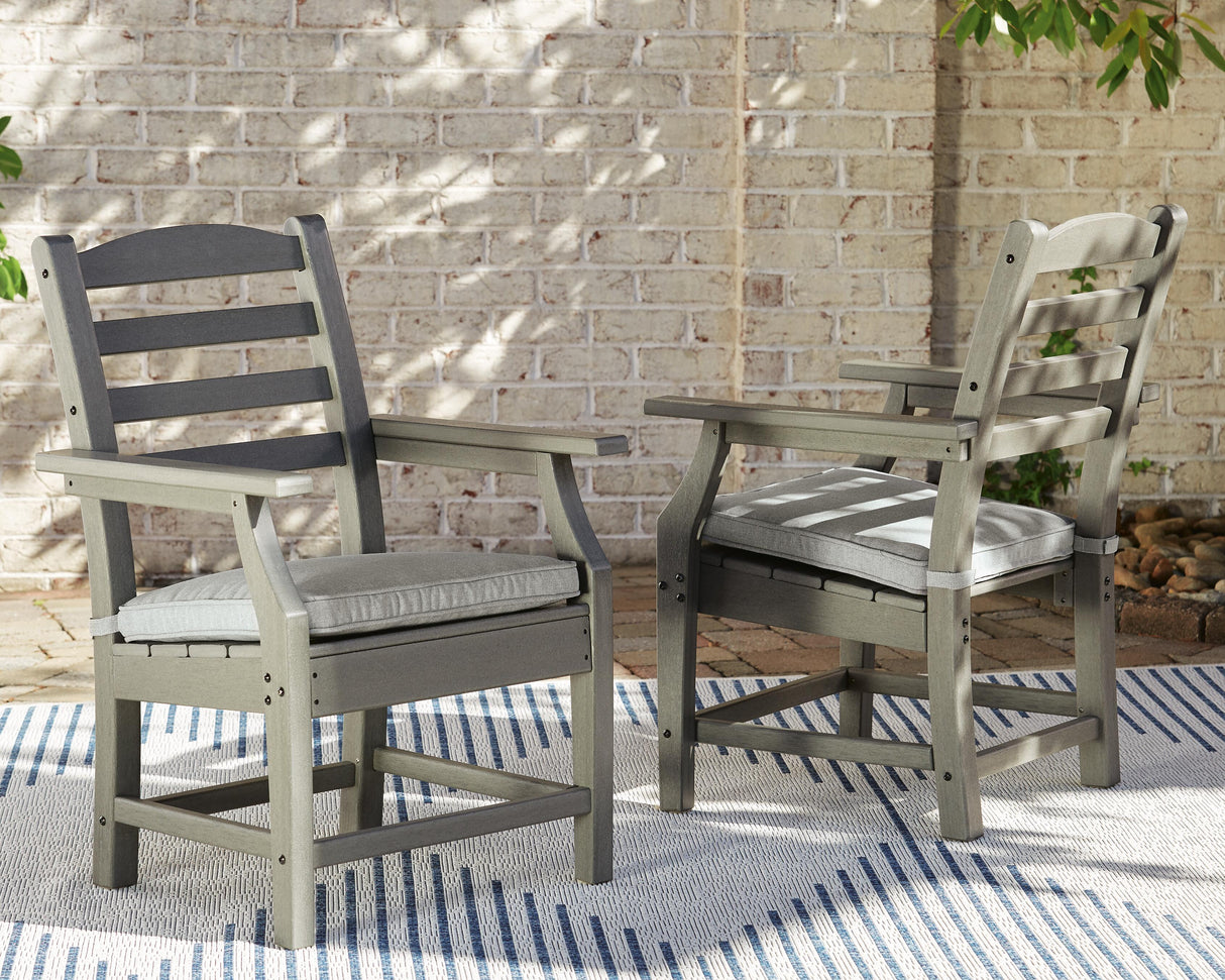 Visola Arm Chair with Cushion (Set of 2) - P802-601A