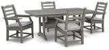Visola Outdoor Dining Table with 4 Chairs - P802P4