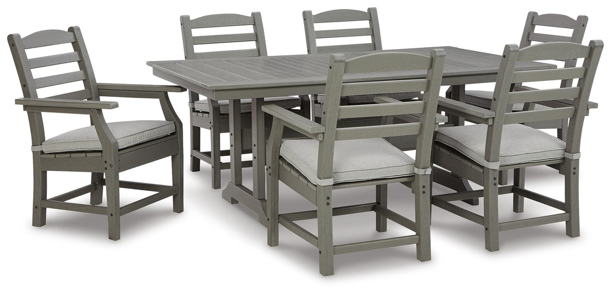 Visola Outdoor Dining Table with 6 Chairs - P802P3