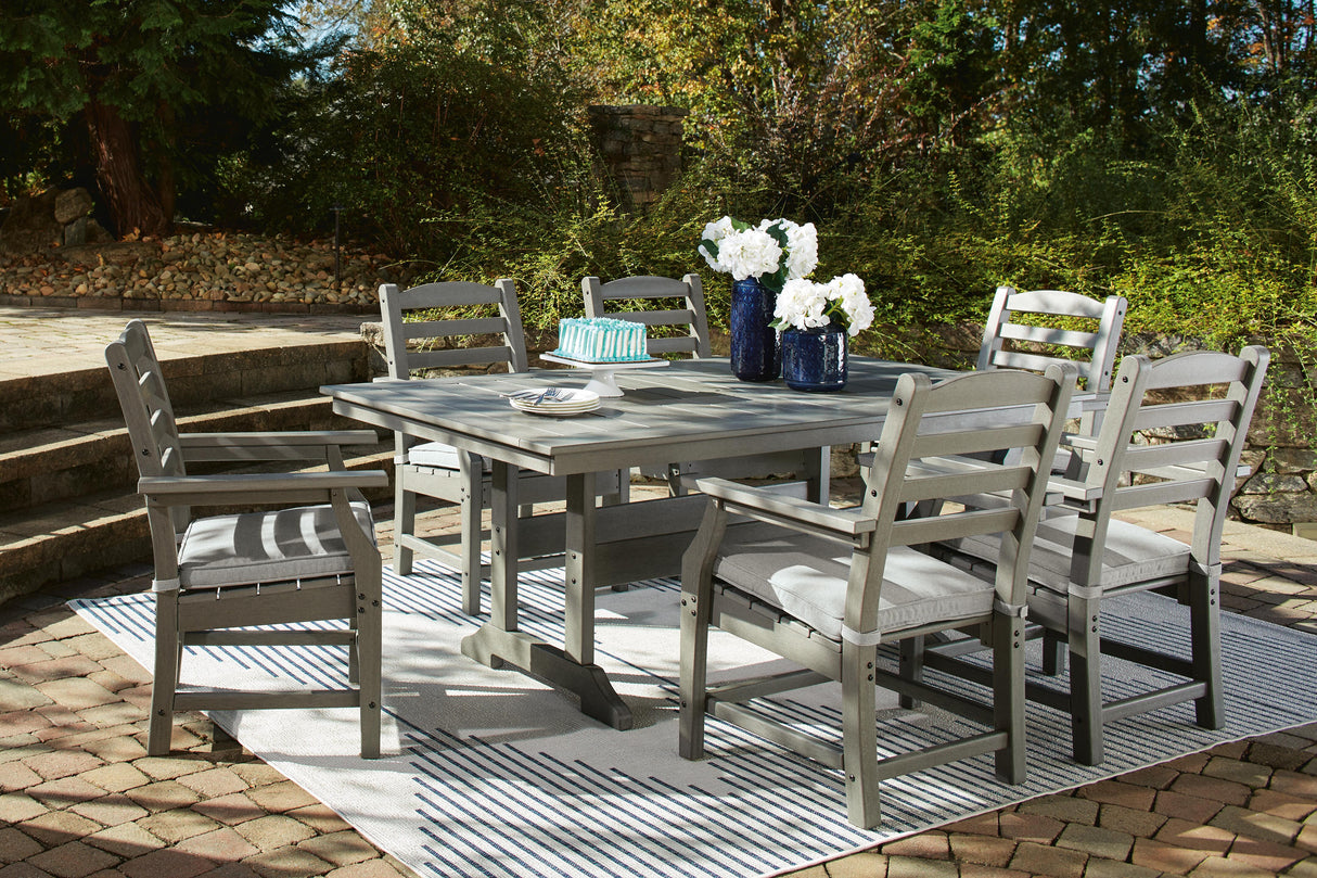 Visola Outdoor Dining Table with 6 Chairs - P802P3