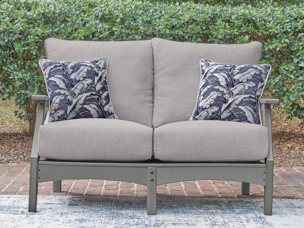 Cove Beach Outdoor Loveseat with Cushion - PCP803-835