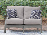 Cove Beach Outdoor Loveseat with Cushion - PCP803-835
