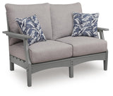 Cove Beach Outdoor Loveseat with Cushion - PCP803-835