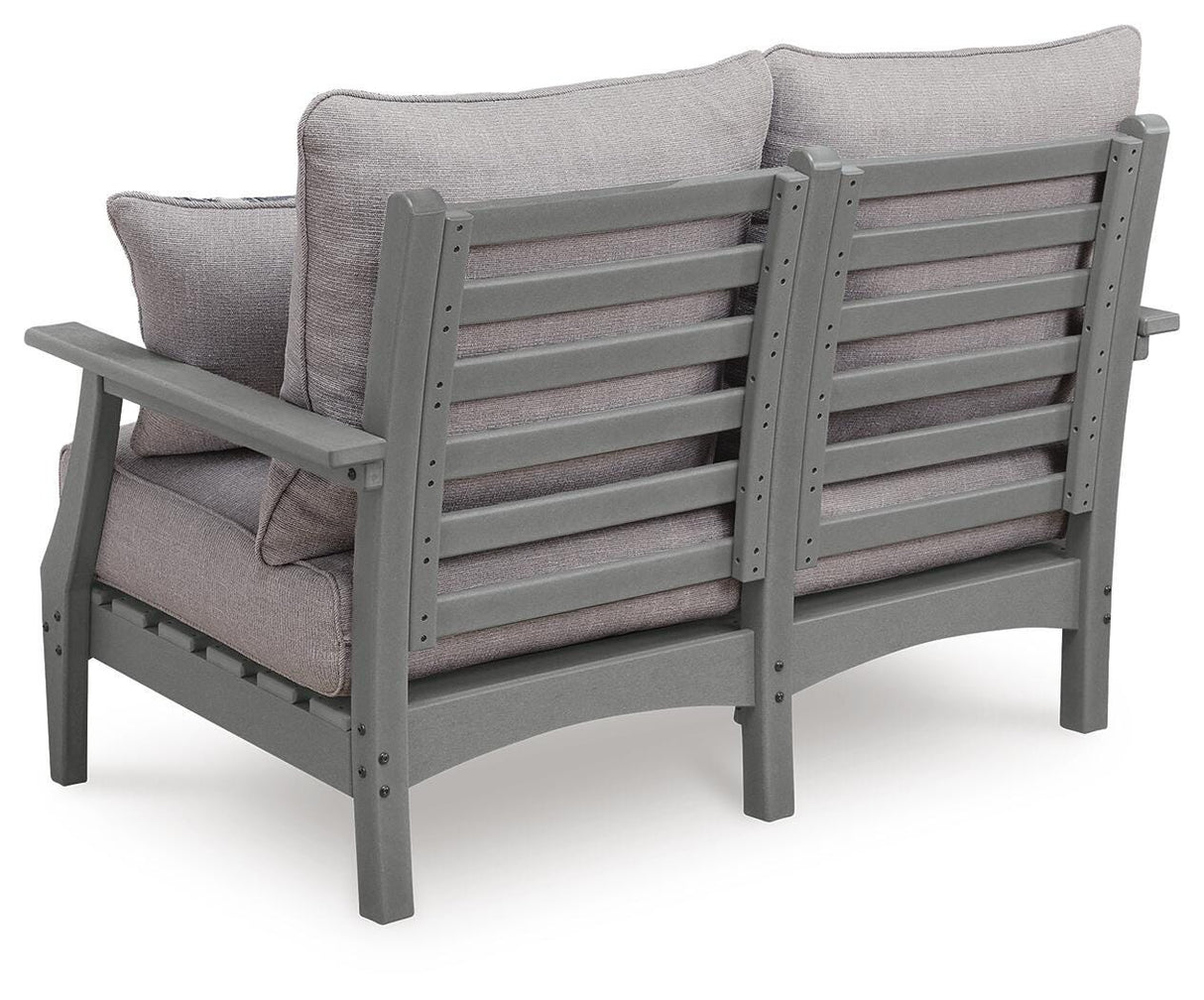 Cove Beach Outdoor Loveseat with Cushion - PCP803-835