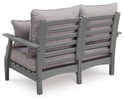 Cove Beach Outdoor Loveseat with Cushion - PCP803-835