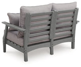 Cove Beach Outdoor Loveseat with Cushion - PCP803-835