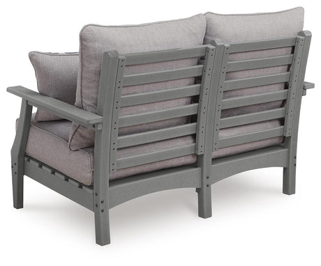 Cove Beach Outdoor Loveseat with Cushion - PCP803-835