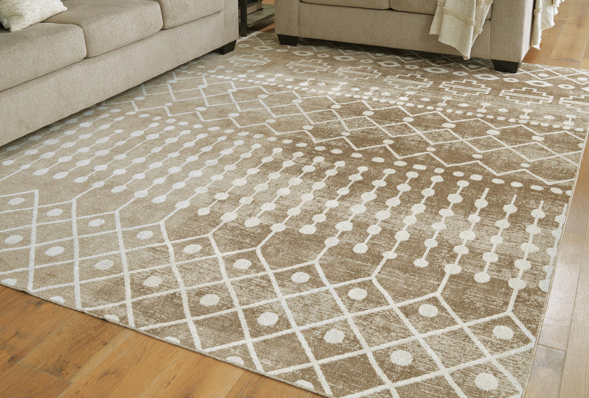 Bunchly 7'10" x 10'3" Washable Rug - R406221