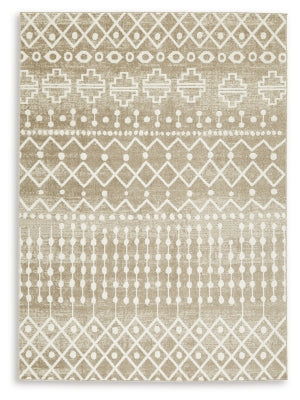 Bunchly 4'11" x 7'2" Washable Rug - R406222