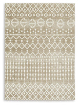 Bunchly 4'11" x 7'2" Washable Rug - R406222