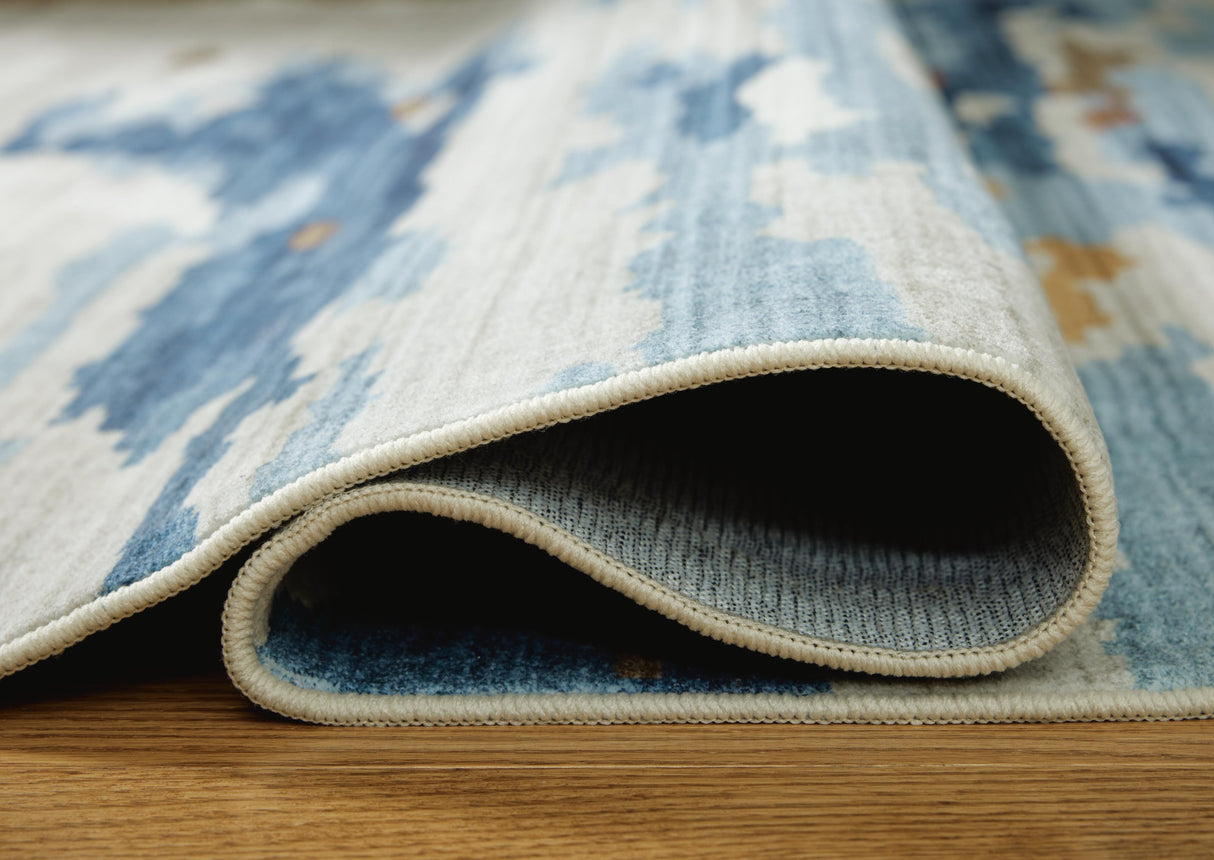 Vinlett 8' x 10' Washable Rug - R407041