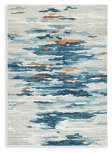 Vinlett 8' x 10' Washable Rug - R407041