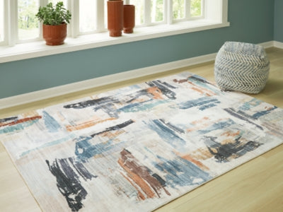Hessland 8' x 10' Washable Rug - R407051