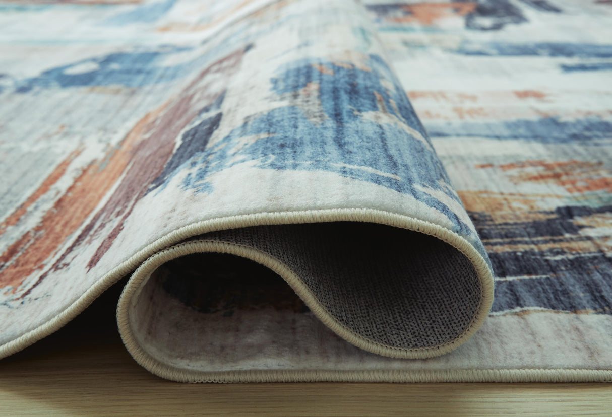 Hessland 8' x 10' Washable Rug - R407051