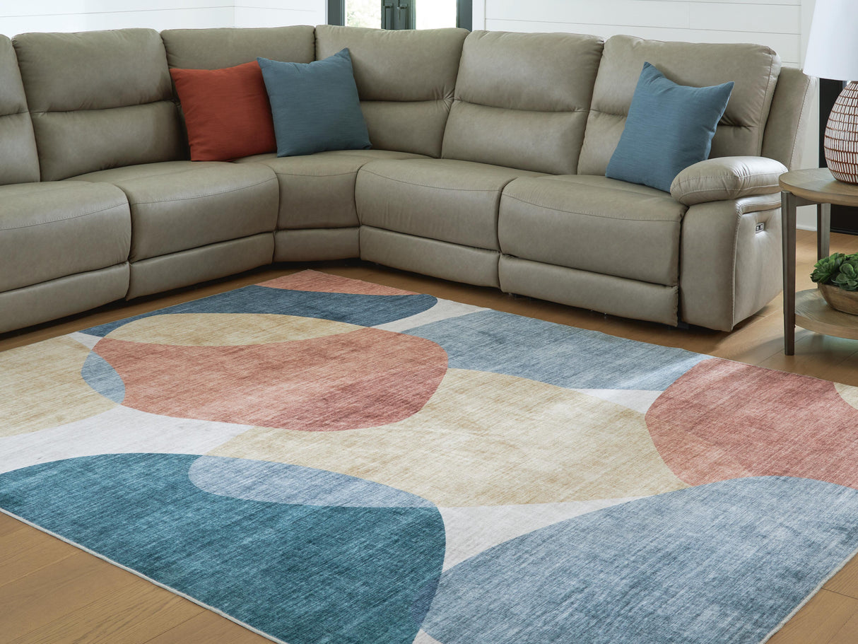 Chanleigh Washable 7'6" x 9'6" Area Rug - R407371