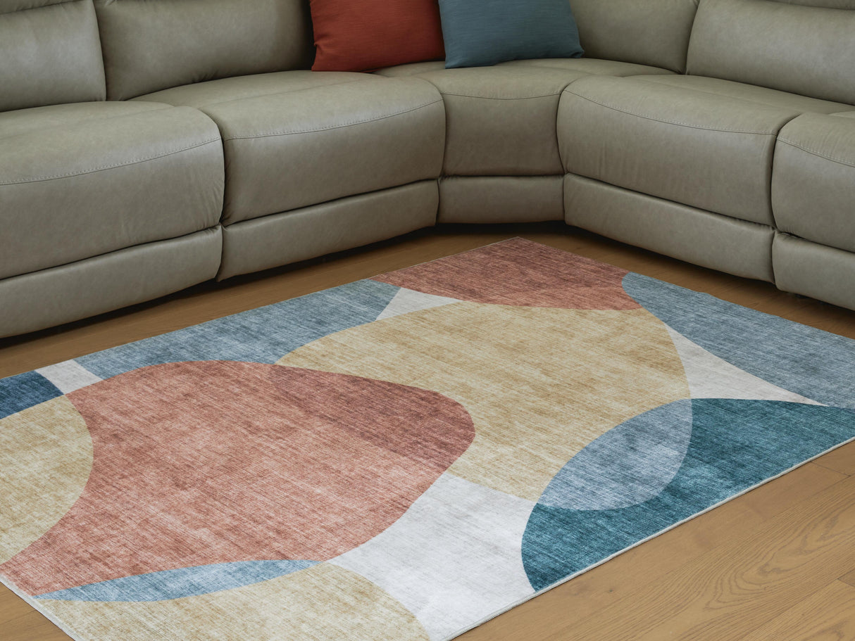 Chanleigh Washable 5' x 7' Area Rug - R407372