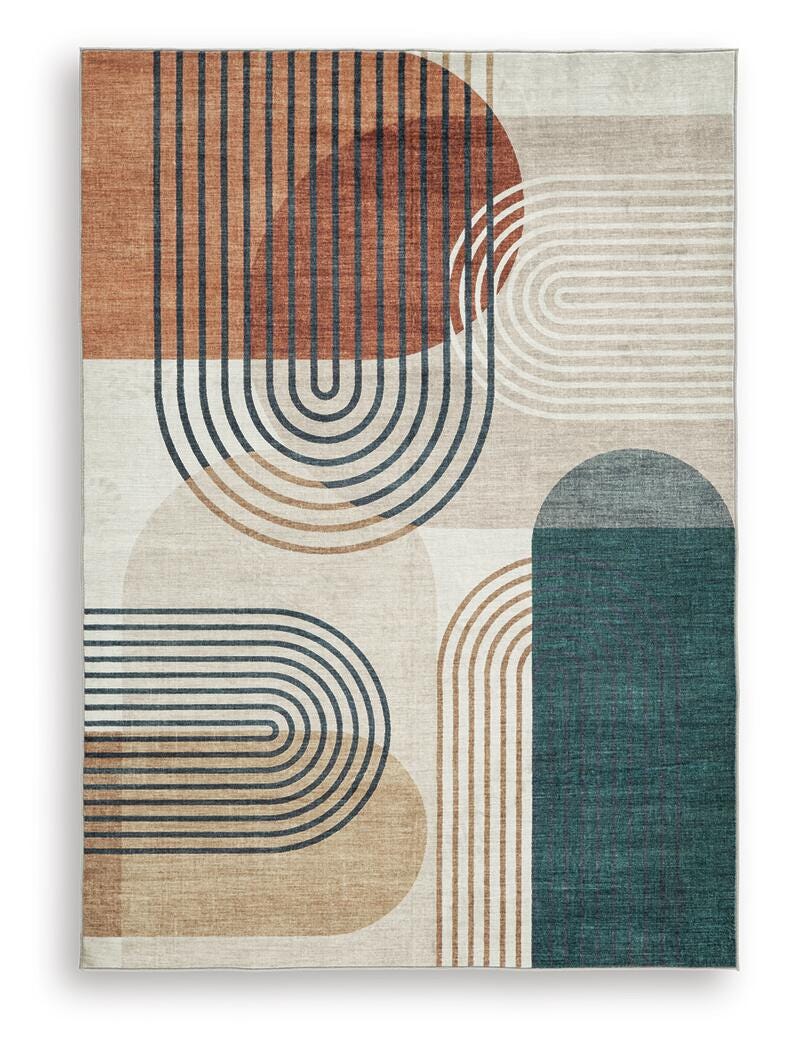 Farrendale Washable 5' x 7' Area Rug - R407382