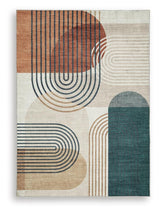 Farrendale Washable 5' x 7' Area Rug - R407382