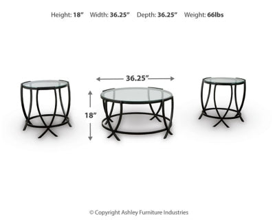 Tarrin Table (Set of 3) - T115-13