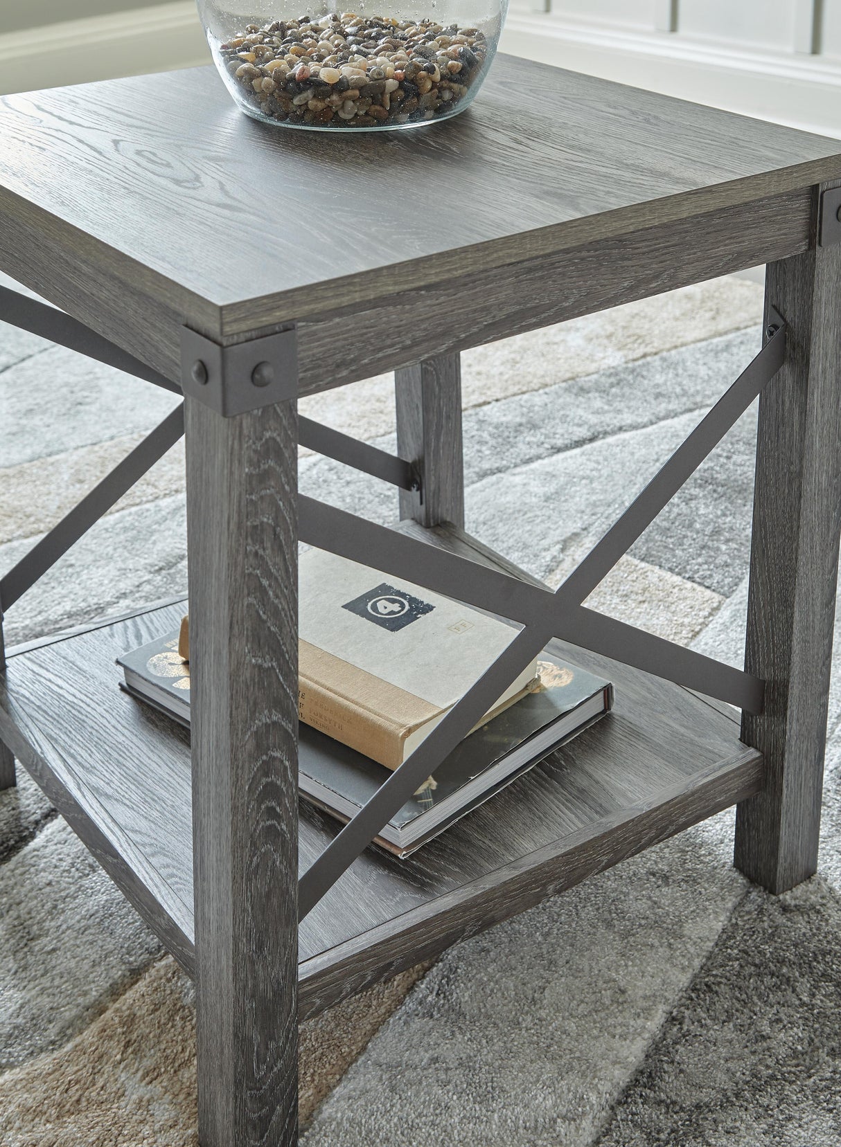 Freedan Lift-top Coffee Table, 2 End Tables and Console - T175T2