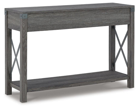 Freedan Lift-top Coffee Table, 2 End Tables and Console - T175T2