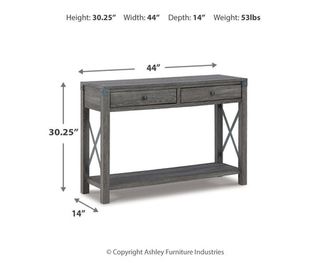 Freedan Sofa/Console Table - T175-4