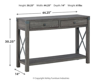 Freedan Lift-top Coffee Table, 2 End Tables and Console - T175T2