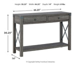 Freedan Lift-top Coffee Table, 2 End Tables and Console - T175T2