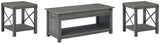 Freedan Coffee Table and 2 End Tables - T175T1