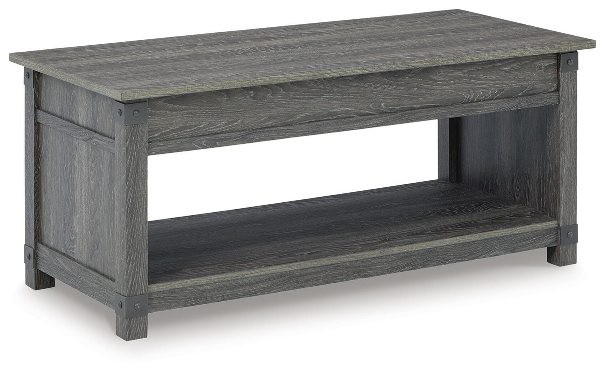Freedan Lift-top Coffee Table, 2 End Tables and Console - T175T2