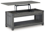 Freedan Lift-top Coffee Table, 2 End Tables and Console - T175T2